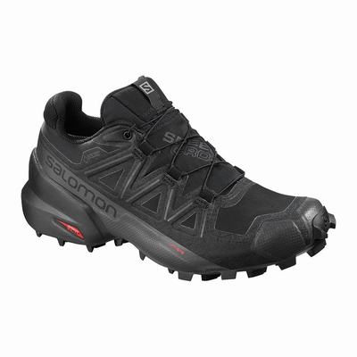 Salomon SPEEDCROSS 5 GORE-TEX - Naisten Polkujuoksukengät - Mustat